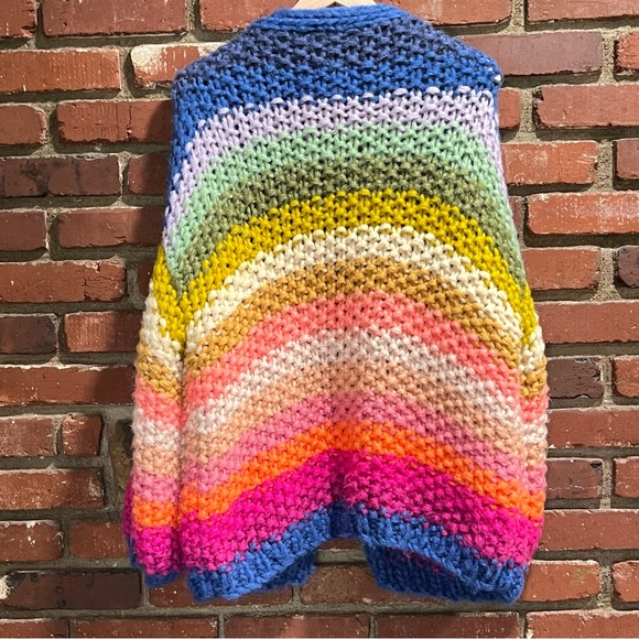 Anthropologie Colorful Knit Cardigan - Picture 3 of 13